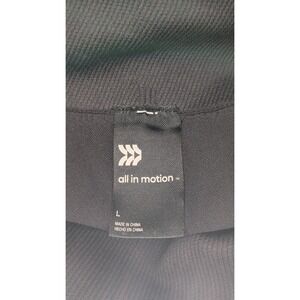 All in Motion Black Ribbed High-Rise Biker Shorts | Target